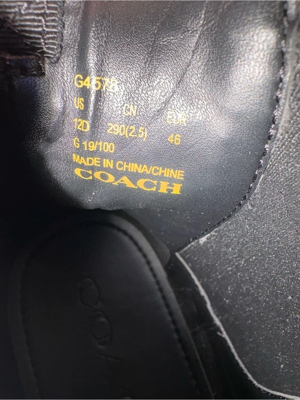 Coach Men’s Leather Chelsea Chukka Boots